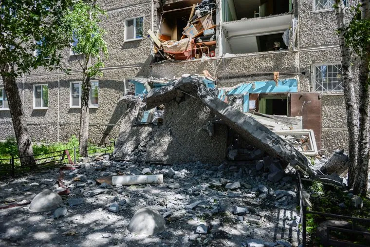 Взрыв на Сыромолотова, 28. Екатеринбург, разрушенный дом