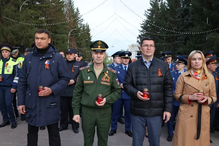 Акция свеча памяти. Курган