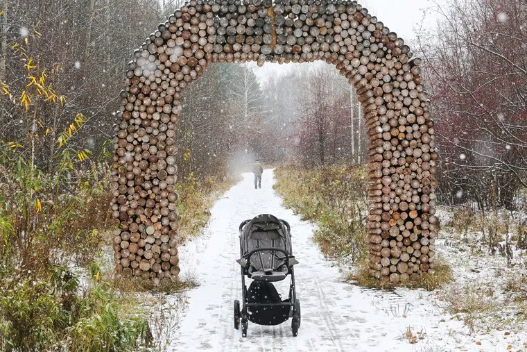 Снежный город. Тюмень