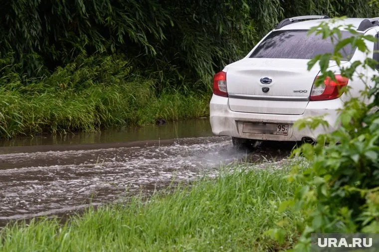 Участки подтопило после дождя