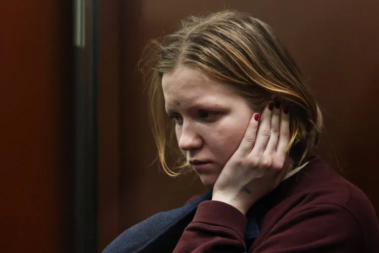 Дарья Трепова на судебном заседании по избранию ей меры пресечения в Басманном суде. Москва