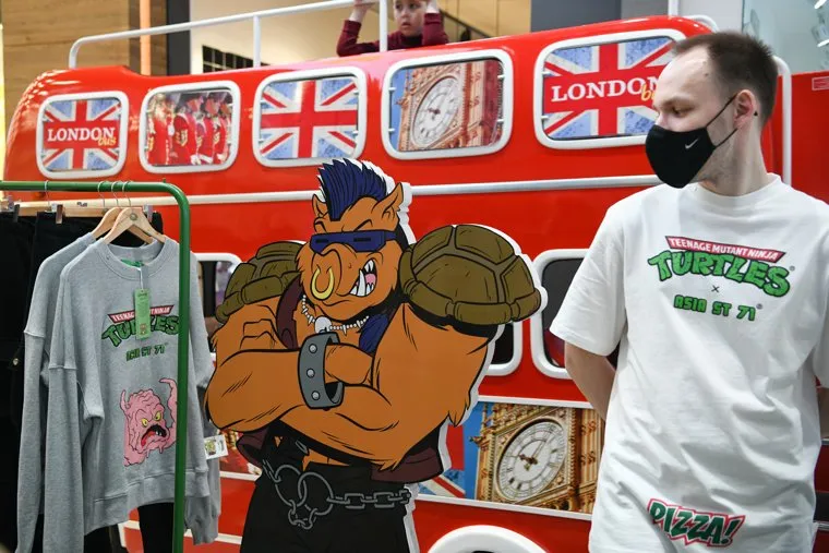 Открытие бутика по мультсериалу Черепашки-ниндзя. Екатеринбург