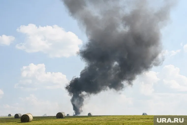 В Миассе начался пожар (архивное фото)