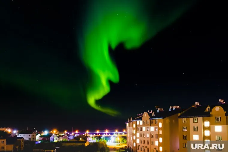Северное сияние наблюдали 3 марта жители нескольких городов Югры