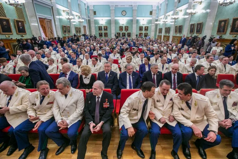  Торжественное заседание по случаю 297-ой годовщины образования Прокуратуры России. Москва, буксман александр
