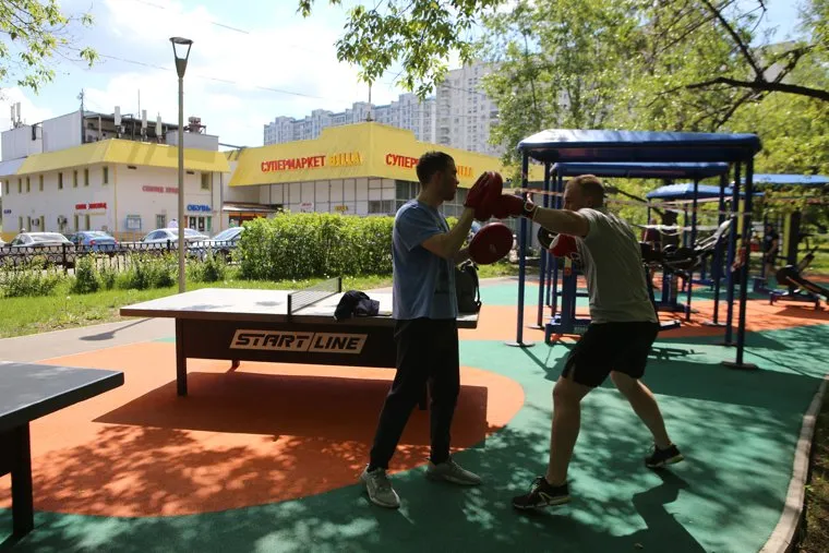 Спальные районы Москвы во время периода самоизоляции. Москва