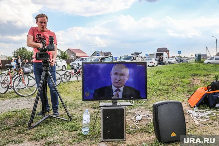 Владимир Путин стал самой упоминаемой персоной на российском ТВ