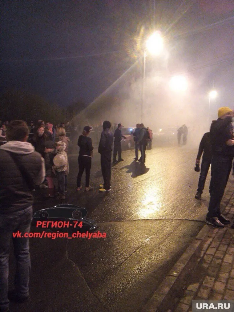 Снаряд напугал толпу