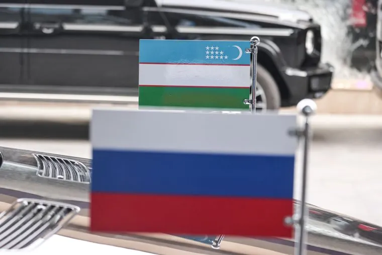 Михаил Мишустин на Узбекско-Российском экономическом форуме в Самарканде. Самарканд, Узбекистан