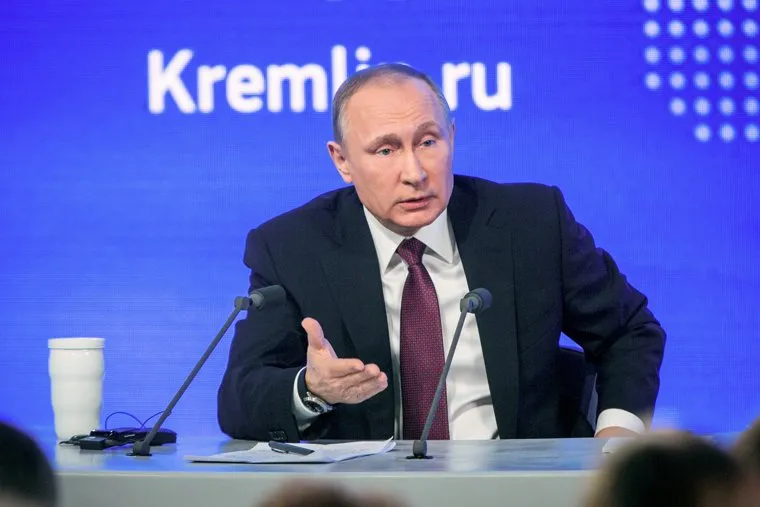 12 ежегодная итоговая пресс-конференция Путина В.В. (перезалил). Москва