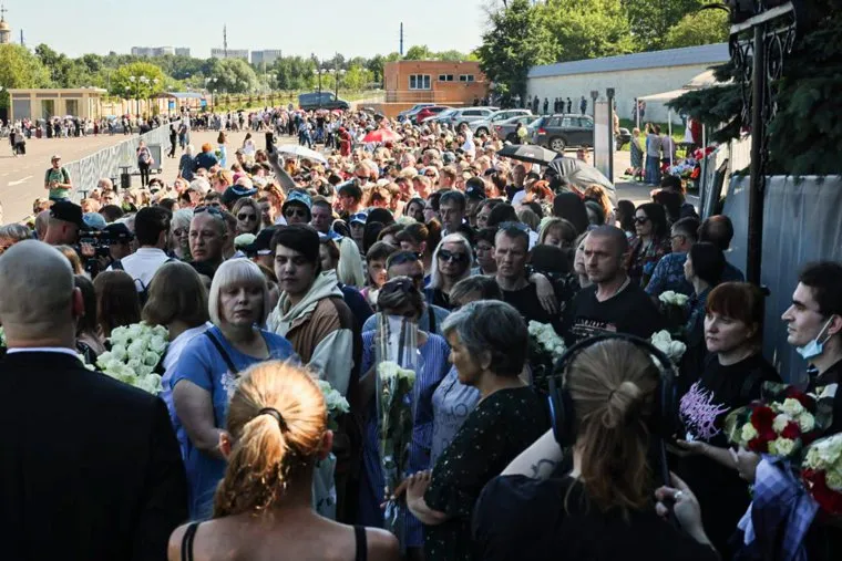 Прощание с Юрием Шатуновым. Москва