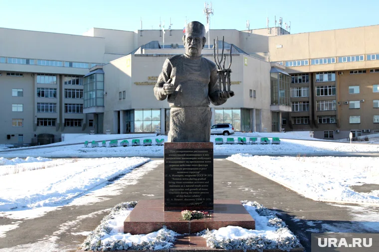 В Кургане прошел сильный снегопад
