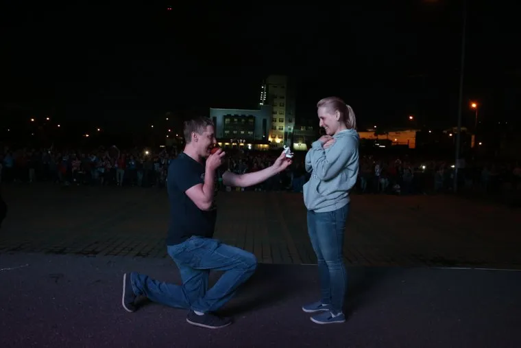 Фан-зона перед СурГу. Сургут