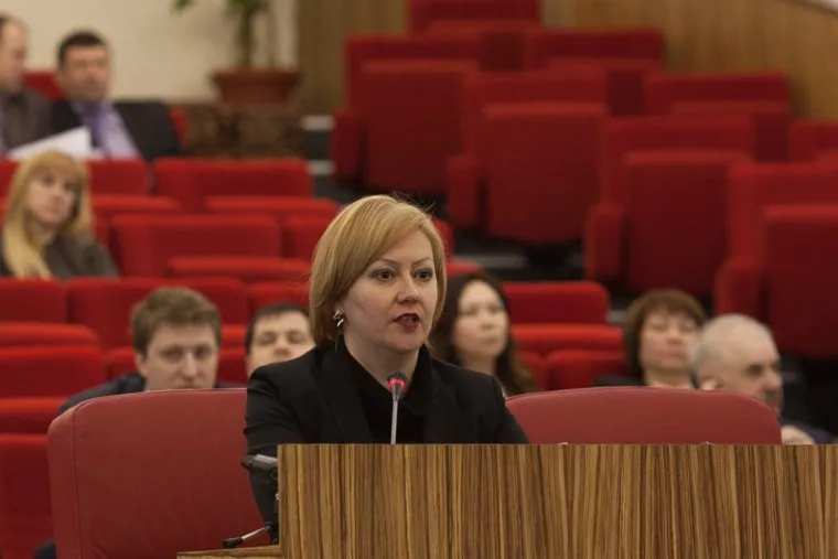 Заседание законодательного собрания ЯНАО. Салехард, бучкова татьяна