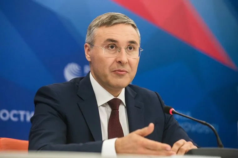 Пресс-конференция министра образования Российской Федерации Валерия Фалькова. Москва