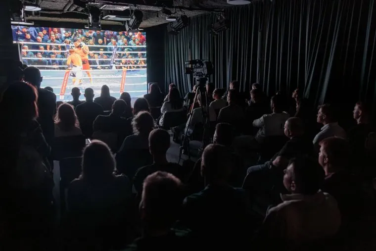 Фильм про бойца первым увидели преданные фанаты, одноклубники бойца и сам Штырков