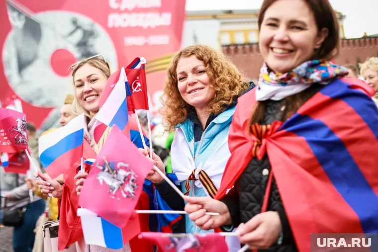 По всей России отметили День Победы