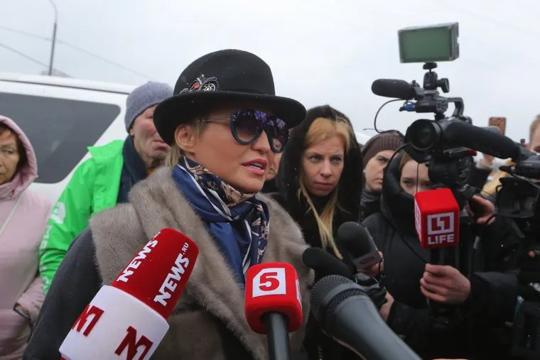 Похороны Юлии Началовой. Москва