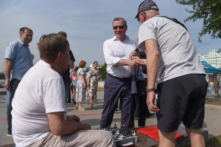 Прогулка мэра по центру города. Екатеринбург