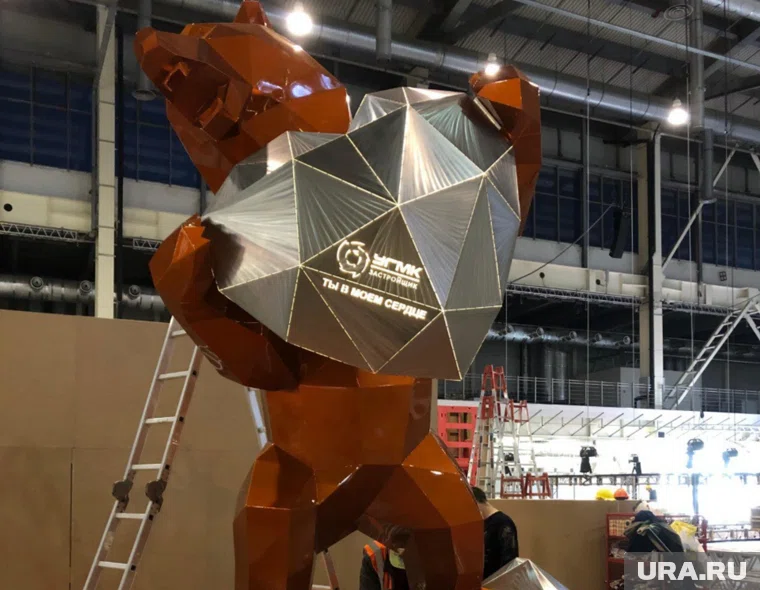 После выставки скульптура медведя, скорее всего, поедет в Шерегеш