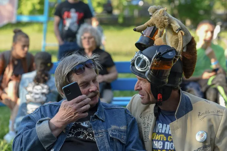 Свадьба байкеров. Асбест. Свердловская область