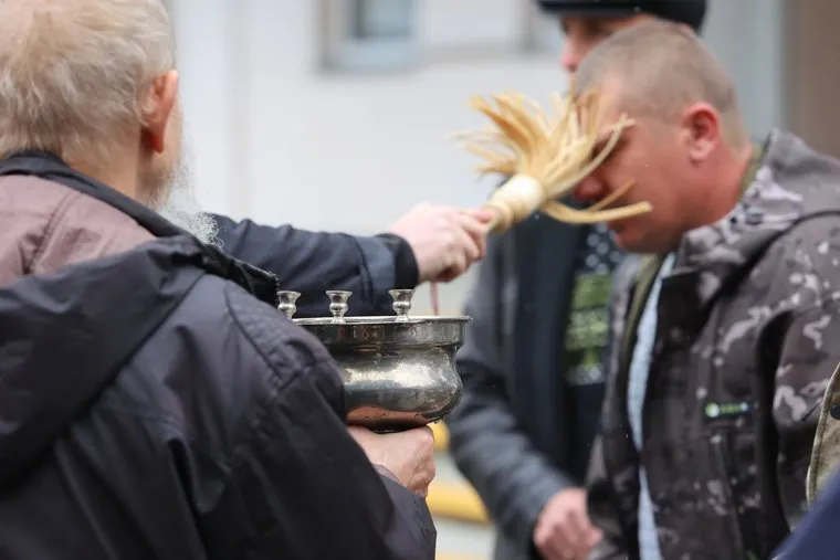 Отправка мобилизованных от кинотеатра "Спутник". Курган