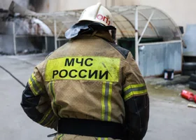 В Сургуте загорелся строящийся многоквартирный дом