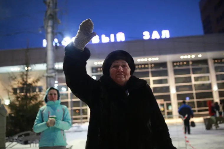 Отправка мобилизованных. Тюмень 