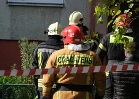 Во взорвавшемся доме в Балашихе начался пожар