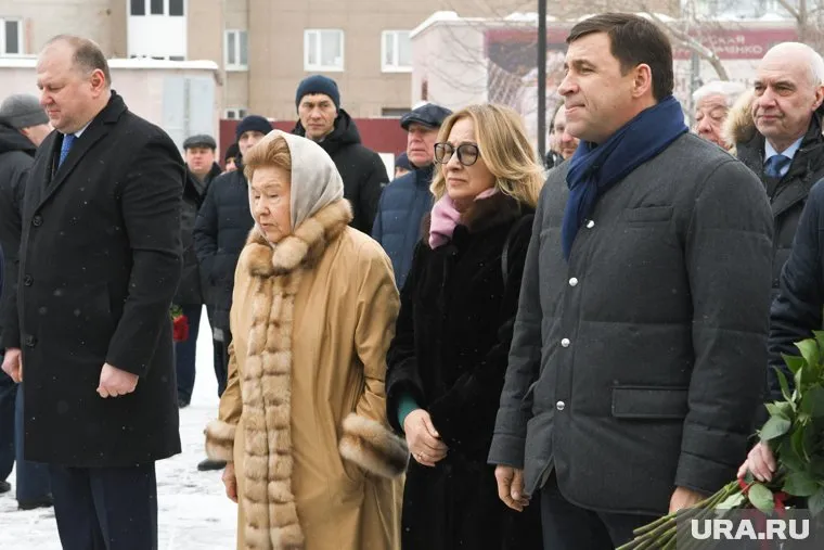 В торжественной церемонии приняли участие глава региона и члены семьи Бориса Ельцина