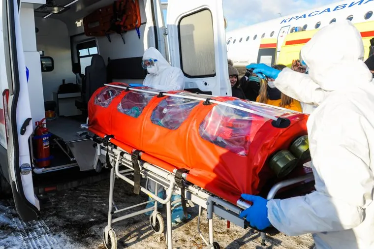 Учения экстренных служб, аэропорта имени Игоря Курчатова. Челябинск