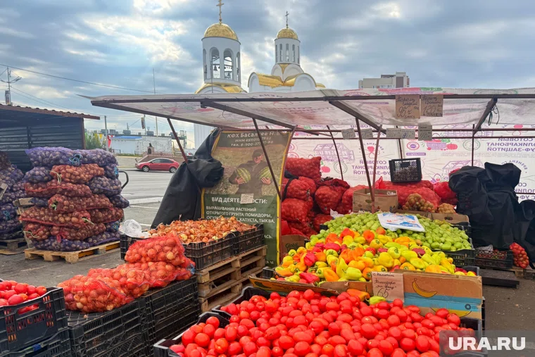 В Кургане на осенней ярмарке торгуют местными овощами и товаром из других регионов