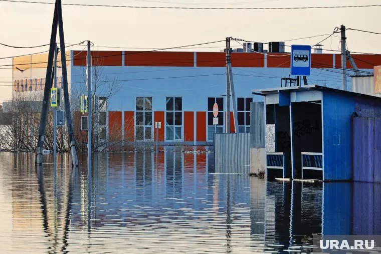 В Кургане уровень воды составил менее 9,5 м