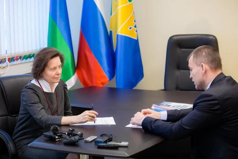 Визит Комаровой в Сургутский район. Сургут