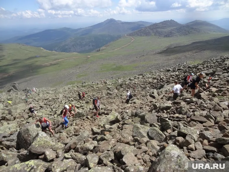 Туристы возвращались с марафона «Конжак-2019»