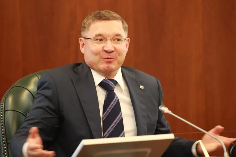 Тюмень. Якушев пресс-конференция, якушев, пресс-конференция якушева