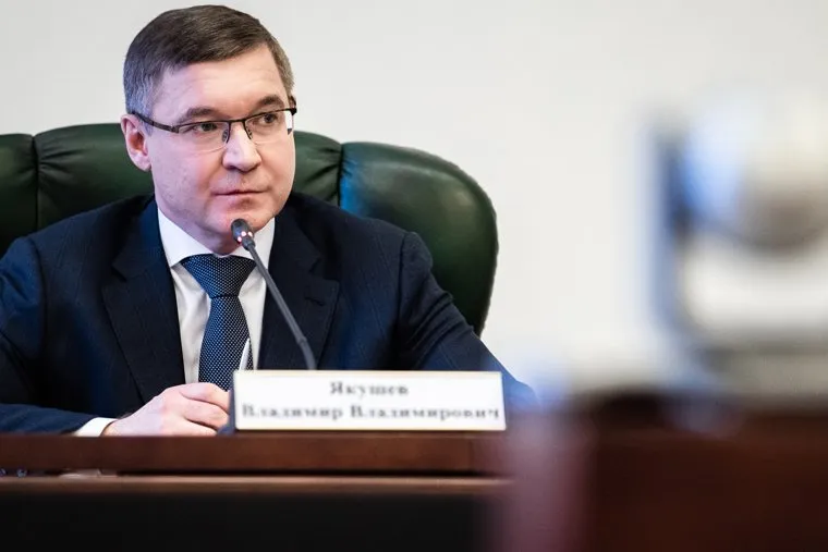 Пресс-конференция полномочного представителя президента РФ в УрФО Владимира Якушева. Екатеринбург