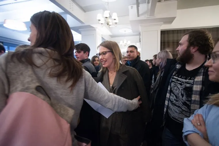 Встреча с кандидатом в Президенты Ксенией Собчак в коворкинге "СОЛЬ". Екатеринбург, собчак ксения