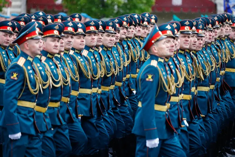 Парад Победы на Красной Площади в Москве. 9 мая 2024