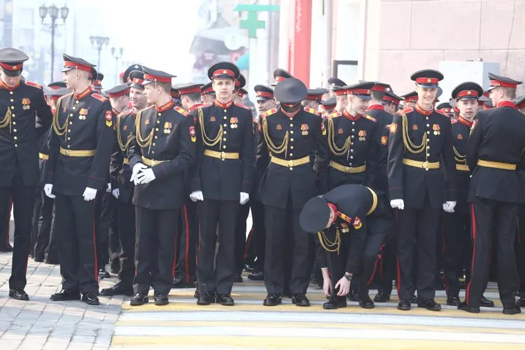 Парад Победы. Точка у сквера. Екатеринбург