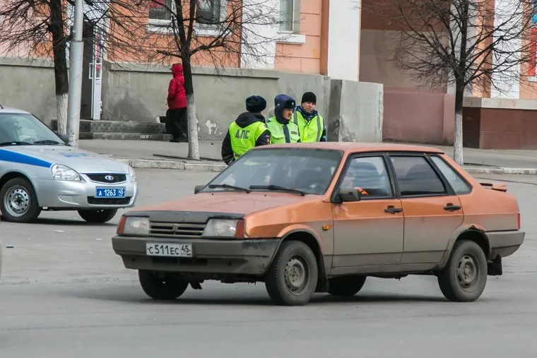 Разное. Курган, автомобиль, дпс, лада, сотрудники гибдд