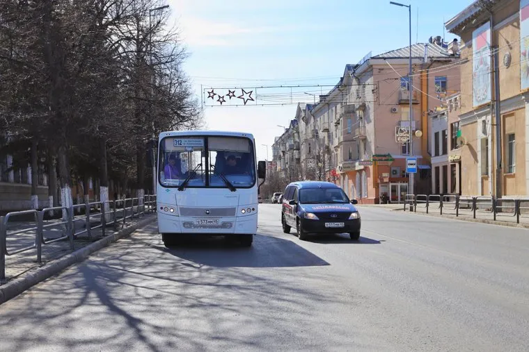 Пустые улицы во время нерабочих дней. Курган