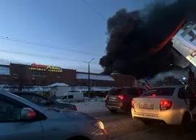 В Челябинске открыли для движения улицы, закрытые во время пожара на рынке