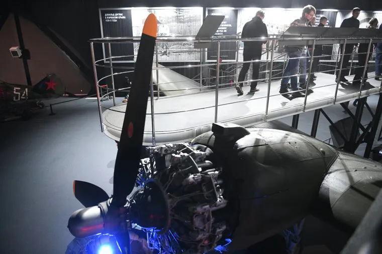 Экспозиция "История одного Дугласа" в Музее авиации Крылья Победы. Верхняя Пышма