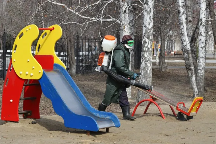 Город во время карантина. Курган