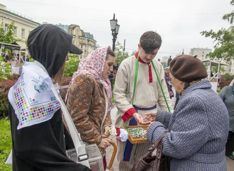 Благотворительная акция Белый цветок. Пермь