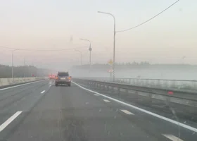 Челябинских водителей предупредили о резком ухудшении видимости на трассе М-5