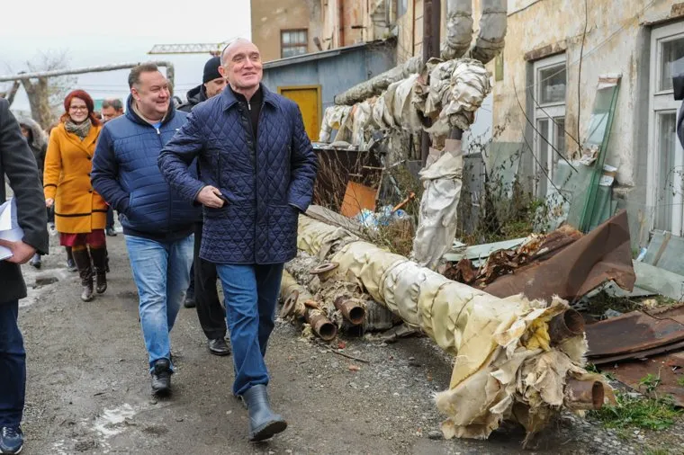 Рабочий объезд Борисом Дубровским объектов строящихся к саммитам ШОС и БРИКС. Челябинск, сушков сергей, дубровский борис, юничел