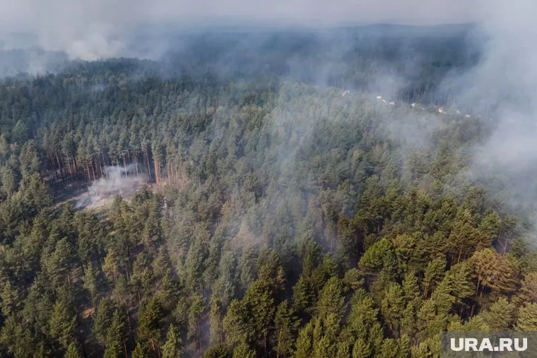 На тушение прибыли 30 парашютистов из Свердловской области