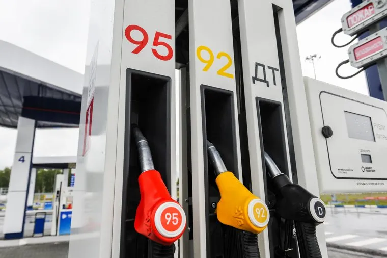 Алексей Текслер и Леонид Михельсон на открытии АЗС НОВАТЭК. Челябинская область. Копейск